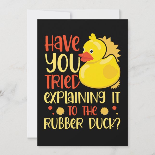 Reserva La Fecha 06.Rubber duck for a Duck Lovers (Anverso)
