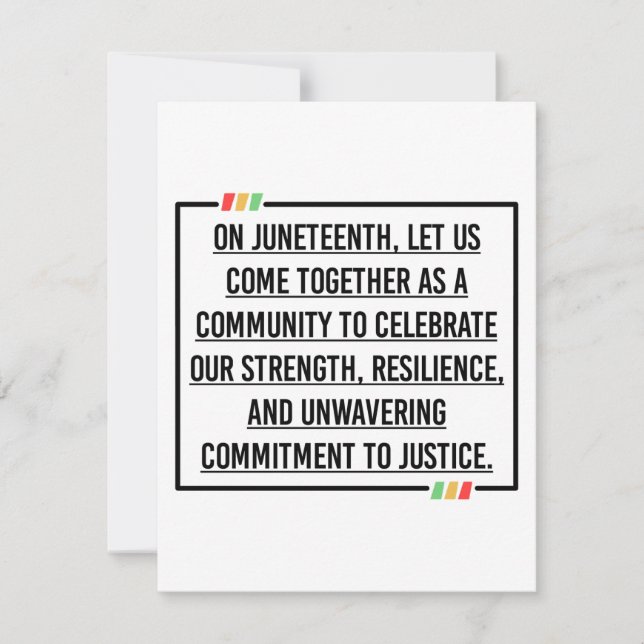 Reserva La Fecha 19 de junio, Libertad para los afroamericanos. (Anverso)