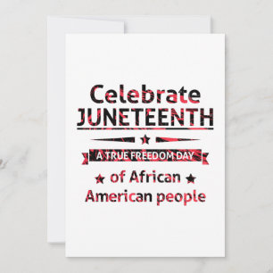 Reserva La Fecha 19 de junio, Libertad para los afroamericanos.