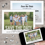 Reserva La Fecha 2 Fiesta de Reunión de Familia Fotos reuniendo pic<br><div class="desc">Invitar a los miembros de la familia a que guarden la fecha para un picnic, una barbacoa o un fiesta de la reunión con esta elegante y moderna invitación minimalista de dos fotos. Las imágenes y todo el texto son simples de personalizar. (IMAGEN PLACEMENT TIP: Una manera fácil de centrar...</div>