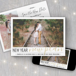 Reserva La Fecha 2 Fotos Cambio de planes Boda Vacaciones de Año Nu