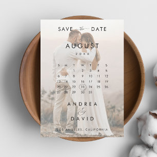 Reserva La Fecha 2 Fotos Desvanecidas que se Desvanecen Calendario