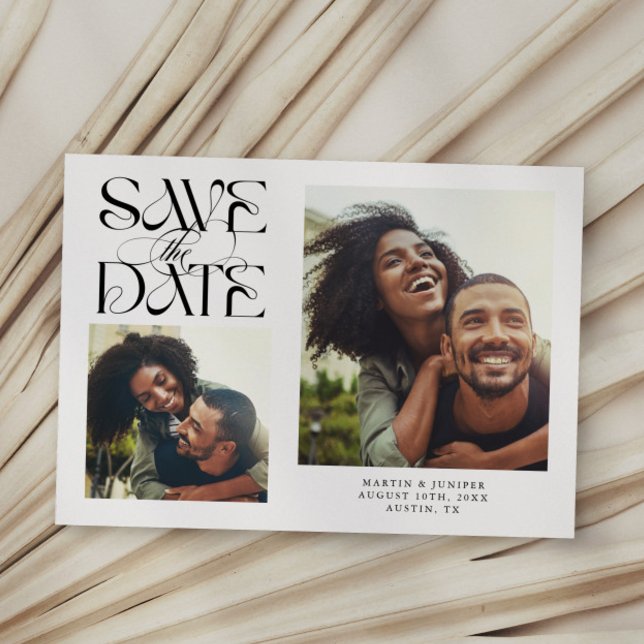 Reserva La Fecha 2 Photo Mystical Modern Typography White (Subido por el creador)