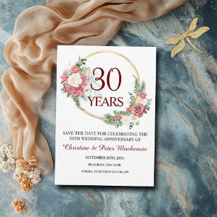 Reserva La Fecha 30.º Aniversario de la Perla Boda