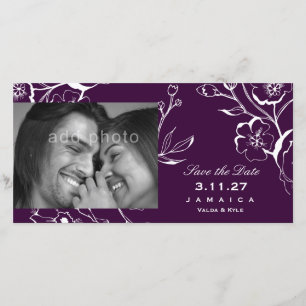 Reserva La Fecha 311-Lush Eggplant Purple Save the Date