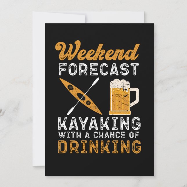 Reserva La Fecha 45.Kayaking Weekend Forecast Kayaking With A Chanc (Anverso)