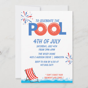 Reserva La Fecha 4 de julio Fiesta de Pool 