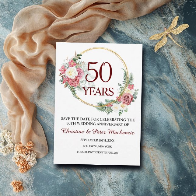 Reserva La Fecha 50.º Aniversario del Boda de Oro (Subido por el creador)