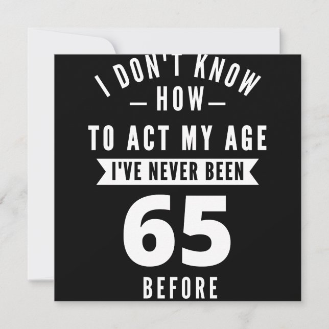 Reserva La Fecha 65 Year Old Gift | 65th Birthday Gift Ideas (Anverso)