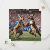 "Abajo la acción: Kangaroos jugando las reglas aus