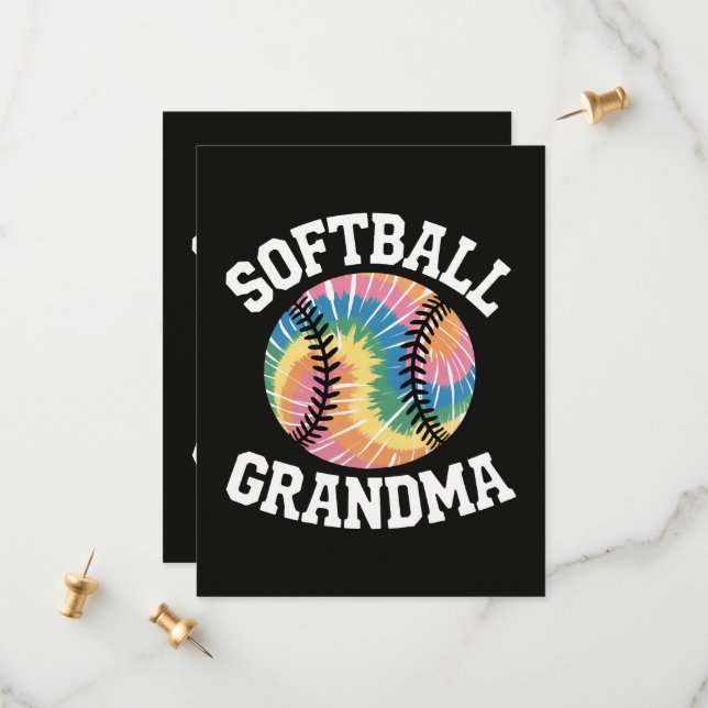 Reserva La Fecha Abuela de sóftbol (Anverso/Reverso In Situ)