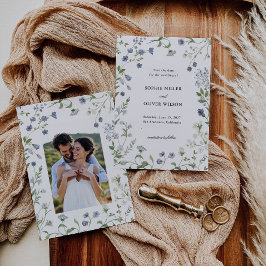 Reserva La Fecha Acuarela Botánica Guardar la fecha - Opción de fot