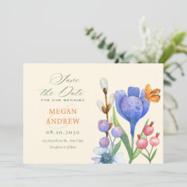 Reserva La Fecha Acuarela floral