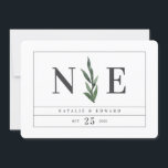 Reserva La Fecha acuarela floral de hoja guardar la fecha<br><div class="desc">acuarela floral de hoja guardar la tarjeta de fecha. Con hermosas hojas de acuarela y moderno tipo negrita esto ahorra la invitación de la fecha es la tendencia y perfecta para cualquier temporada. Parte de una suite boda</div>