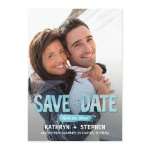 Acuarela Ocean Save The Date Cards