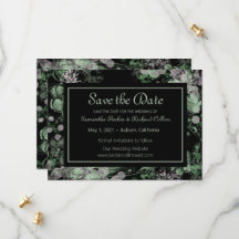 Acuarela Verde y Botánica Rosa