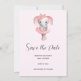 Reserva La Fecha Adorable Ballerina Elephant En Pointe