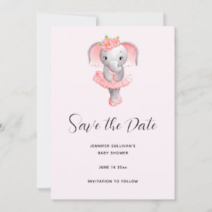 Reserva La Fecha Adorable Ballerina Elephant En Pointe