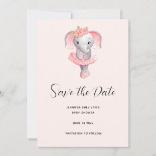 Reserva La Fecha Adorable Ballerina Elephant En Pointe