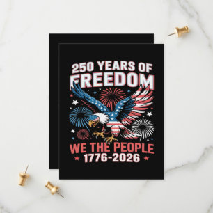 Reserva La Fecha Águila de 250 años de libertad Aniversario 250 Est