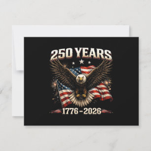 Reserva La Fecha Águila Patriótica de los Estados Unidos 250 Aniver