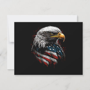 Reserva La Fecha Águila Patriótica USA Bandera Americana 4 de Julio