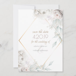 Reserva la fecha   Alabaster White Watercolor Peon