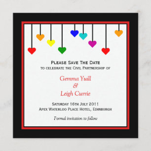 Reserva La Fecha Alianza civil arco iris salva fecha