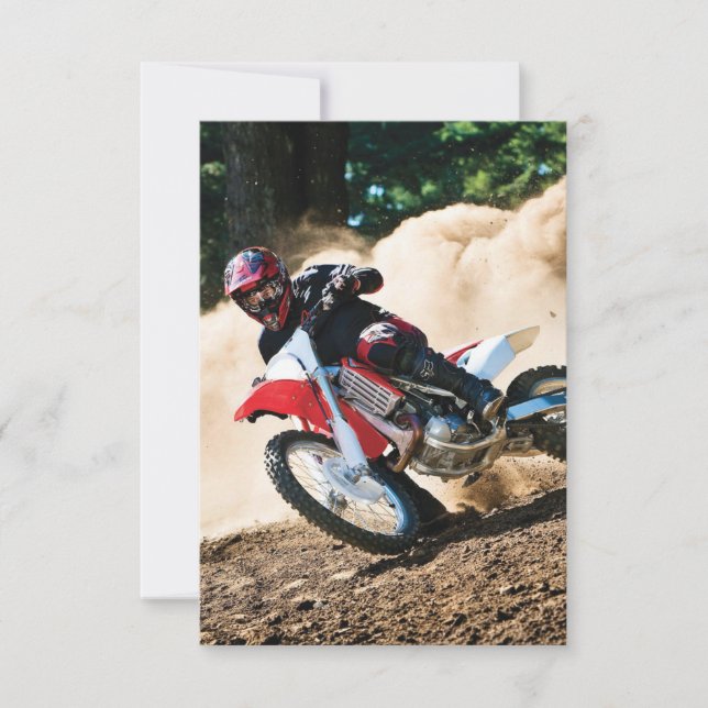 Reserva La Fecha almohada de lanzamiento de motocross (Anverso)