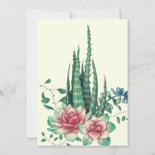 Reserva La Fecha Aloe Vera sobre las flores