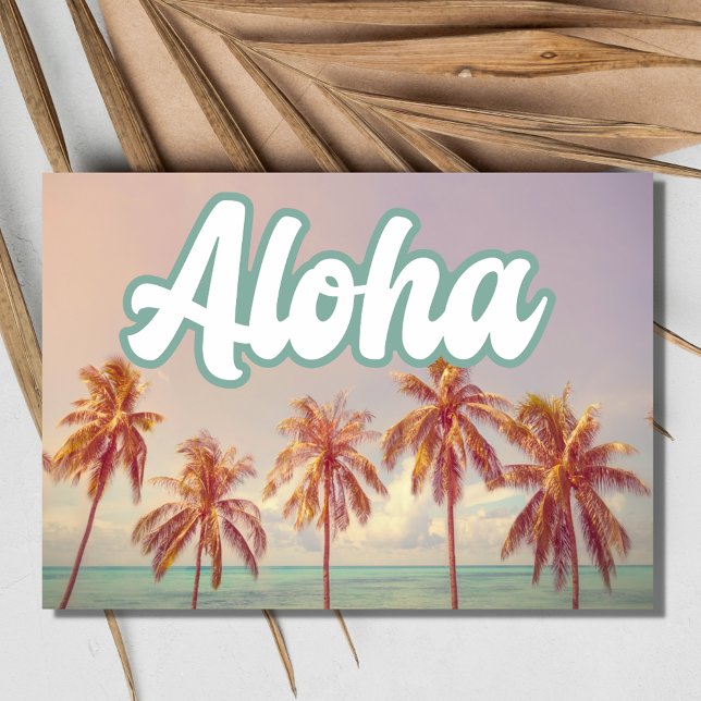 Reserva La Fecha Aloha Hawaii La boda de la isla hawaiana salva la  (Aloha Hawaii Hawaiian Island Wedding Save the Date)