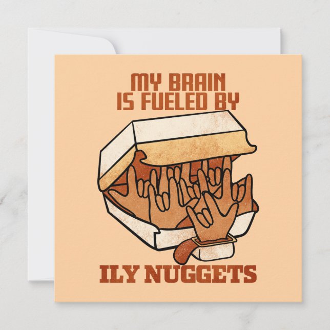Reserva La Fecha Amamos las Nuggets - Nugget Love - ASL ILY Obsessi (Anverso)