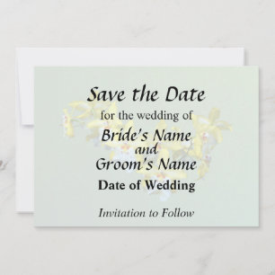 Reserva La Fecha Amarillo y blanco Vuylstekeara Orquids Corazón