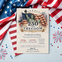América 250 – 250 Años de Libertad Independencia D