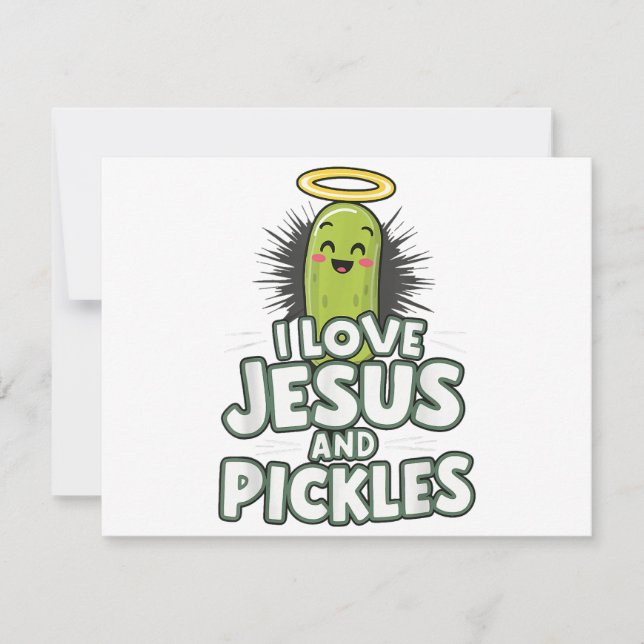 Reserva La Fecha Amo A Jesús Y A Las Pickles (Anverso)