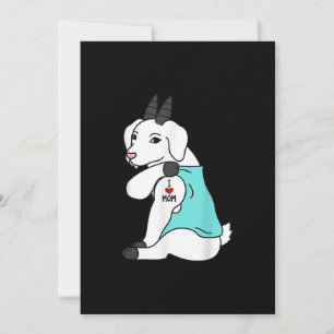 Reserva La Fecha Amo a Mamá Tattoo Goat Funny Mors Day Mascota