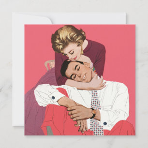 Reserva La Fecha Amor y Romance Vintage, Recién Casados Guarden la 