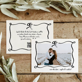 Reserva La Fecha Amour | Ilustración de un Boda fotográfico y de un