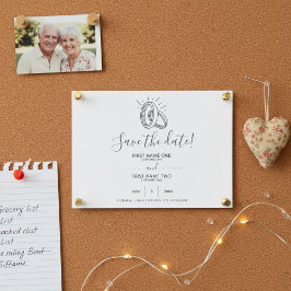 Reserva La Fecha Anillos Bodas divertidos y elegantes