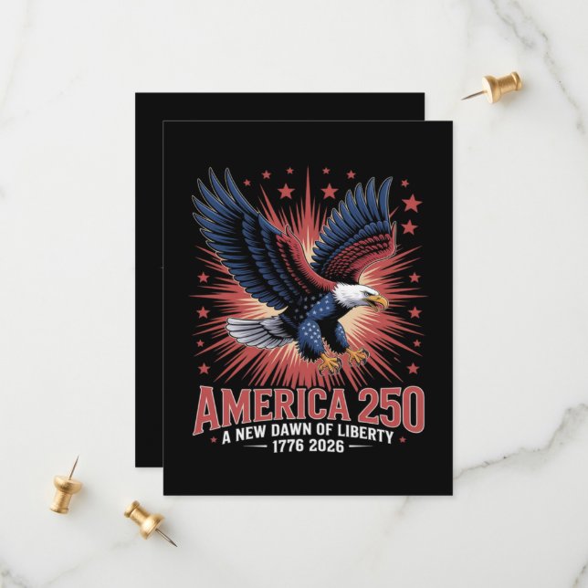 Reserva La Fecha Aniversario 250 de América (Anverso/Reverso In Situ)