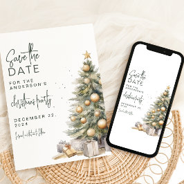 Reserva La Fecha Árbol de Navidad Dulce | Fiesta de Navidad