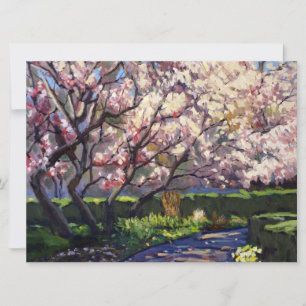 Reserva La Fecha Árboles de manzanas en pintura de flores salvan la