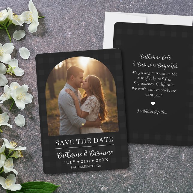 Reserva La Fecha Arco de compromiso fotográfico de cuadros escocese (Subido por el creador)