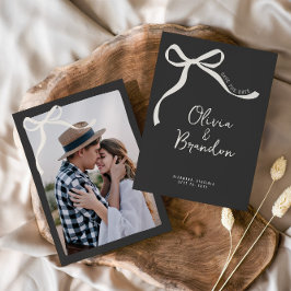 Reserva La Fecha Arco dibujado a mano con crema y blanco negro