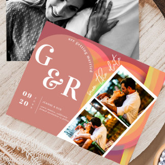 Reserva La Fecha Arco Retro Setenties Stripes