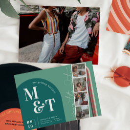 Reserva La Fecha Arco Retro Setenties Stripes | Foto de tira de pel