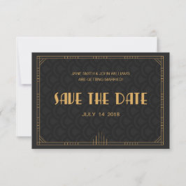 Reserva La Fecha Art Deco Save The Date