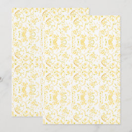 Reserva La Fecha Art Nouveau Floral – Mandala Paisley Poster Art