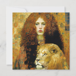 Reserva La Fecha Art Nouveau Woman With Leon Inspired By Klimt