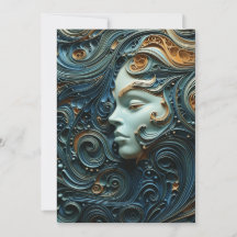 Arte 3D de Moonlit Woman